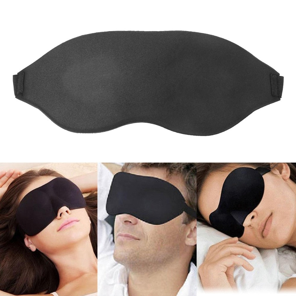 Memory Foam Sleeping Eye Mask with Light Block by HitMyNeed