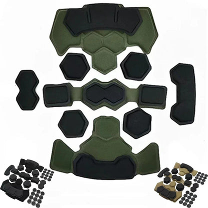 Memory Foam Tactical Helmet Liner Pad Set by HitMyNeed