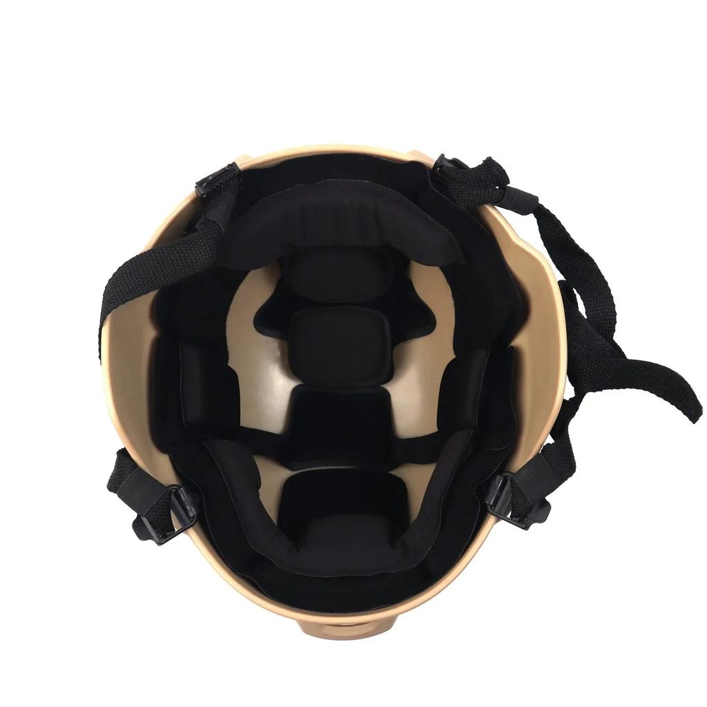 Memory Foam Tactical Helmet Liner Pad Set black by HitMyNeed