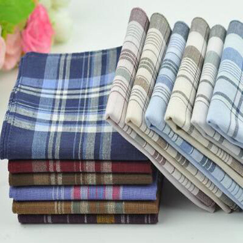 Men's 10-Pack Pocket Handkerchief Set by HitMyNeed