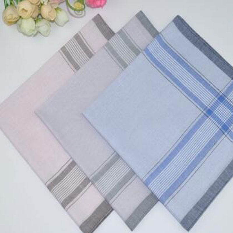 Men's 10-Pack Pocket Handkerchief Set by HitMyNeed