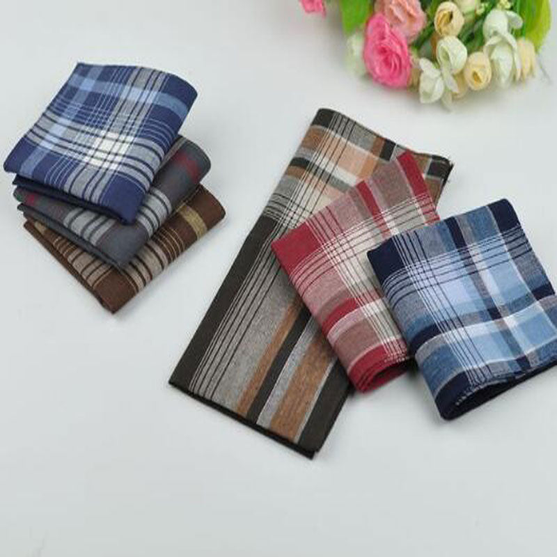 Men's 10-Pack Pocket Handkerchief Set by HitMyNeed