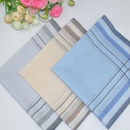 Men's 10-Pack Pocket Handkerchief Set by HitMyNeed