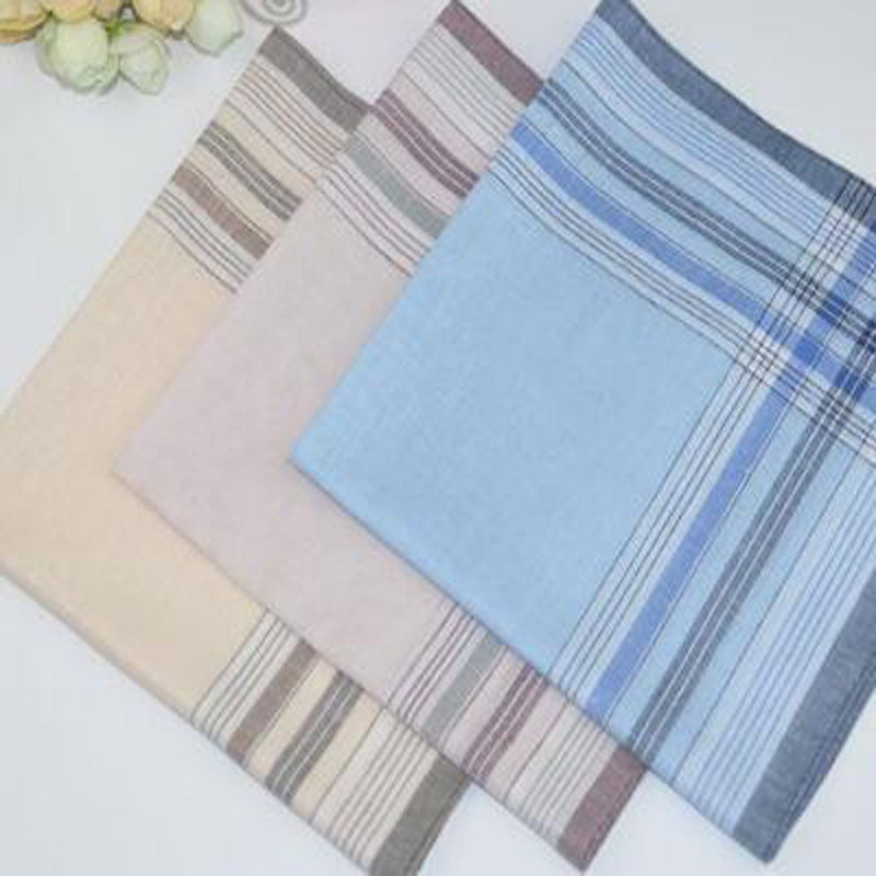 Men's 10-Pack Pocket Handkerchief Set by HitMyNeed