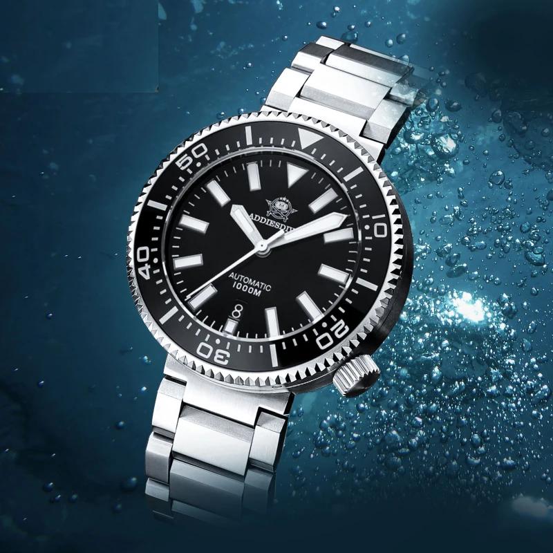 Men's 1000m Automatic Diver Watch Sapphire Steel by HitMyNeed