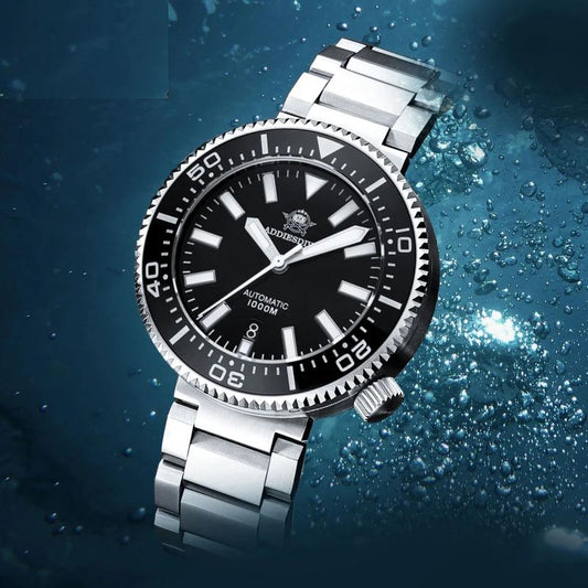 Men's 1000m Automatic Diver Watch Sapphire Steel by HitMyNeed