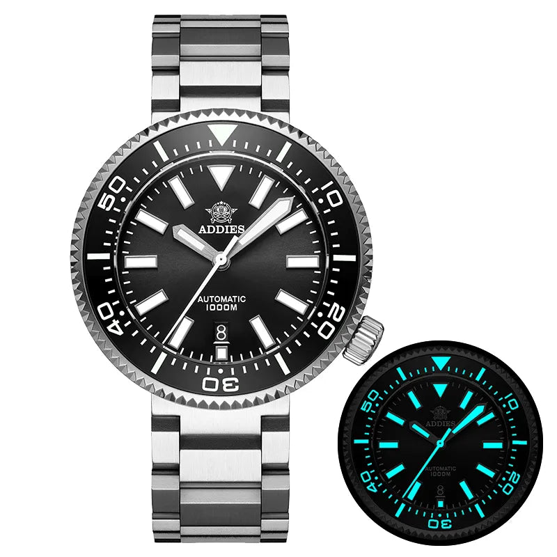 Men's 1000m Automatic Diver Watch with Sapphire Glass by HitMyNeed