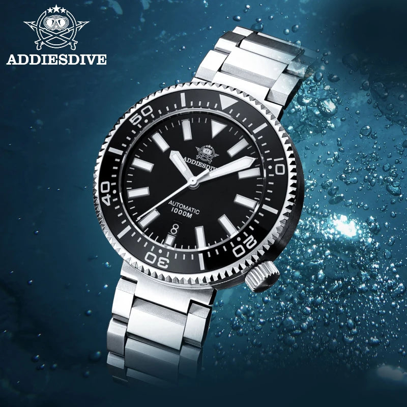 Men's 1000m Automatic Diver Watch with Sapphire Glass by HitMyNeed