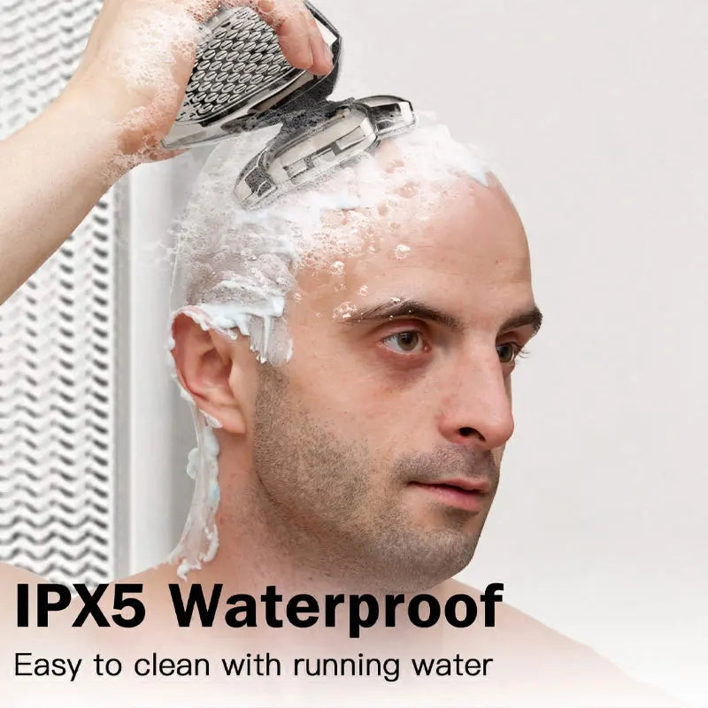 Men's 9-Blade Bald Head Shaver 6-in-1 Grooming Kit by HitMyNeed