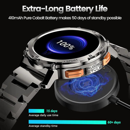 Men's AMOLED Business Smartwatch with Bluetooth Call by HitMyNeed