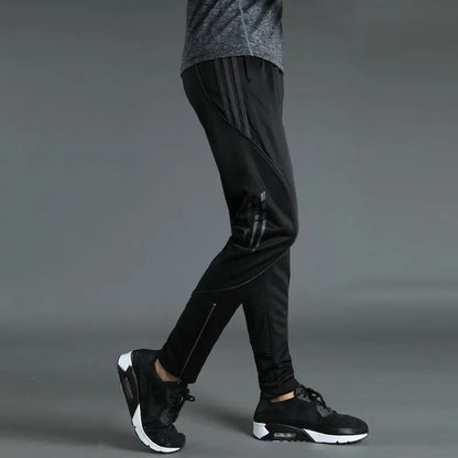 Men's Autumn Quick-Dry Training Pants black-grey l-50-60kg by HitMyNeed