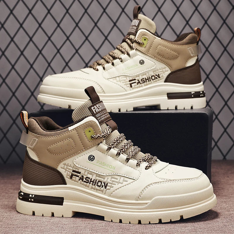 Men's Autumn Vulcanized Walking Sneakers by HitMyNeed