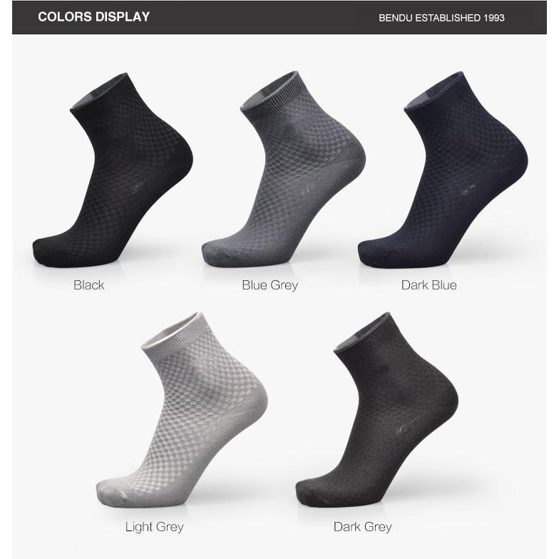 Men's Bamboo Socks 5-Pack - Breathable & Absorbent by HitMyNeed