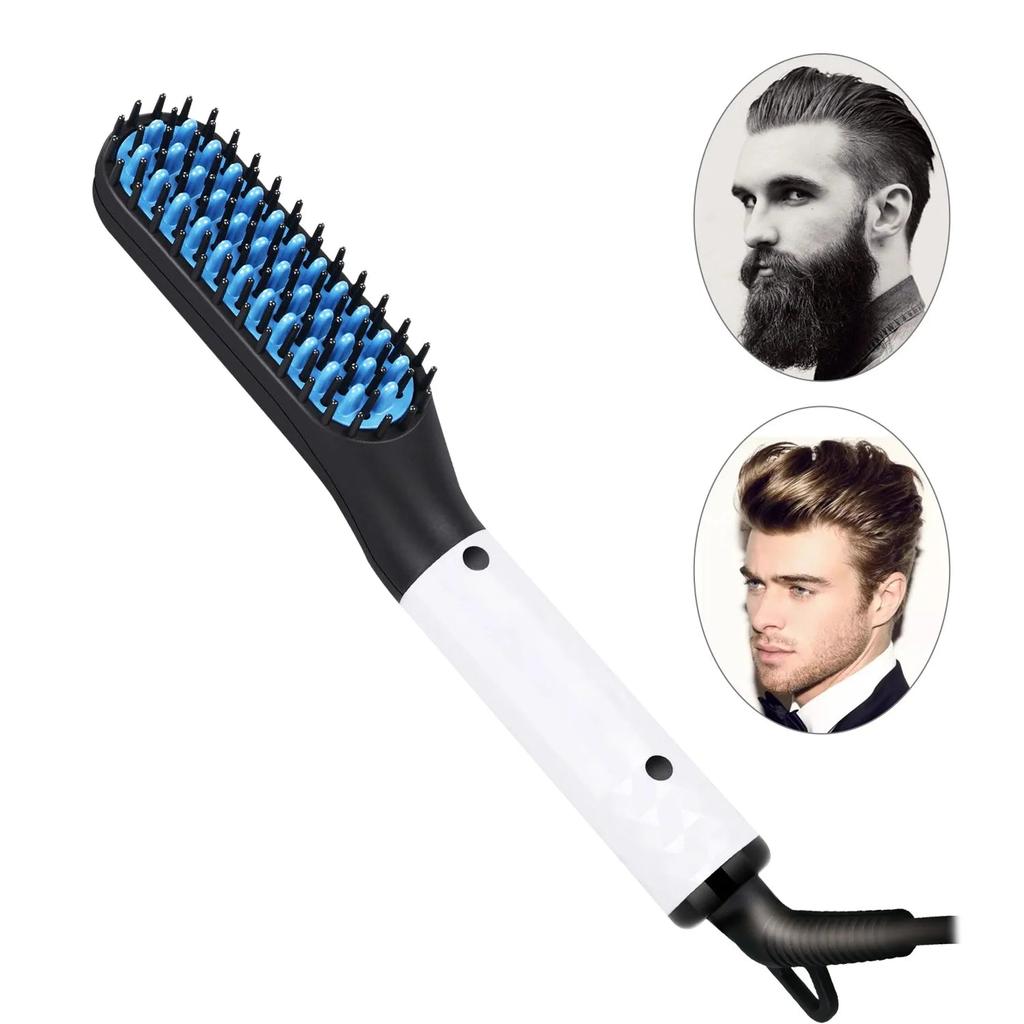 Men's Beard & Hair Straightening Comb Brush by HitMyNeed