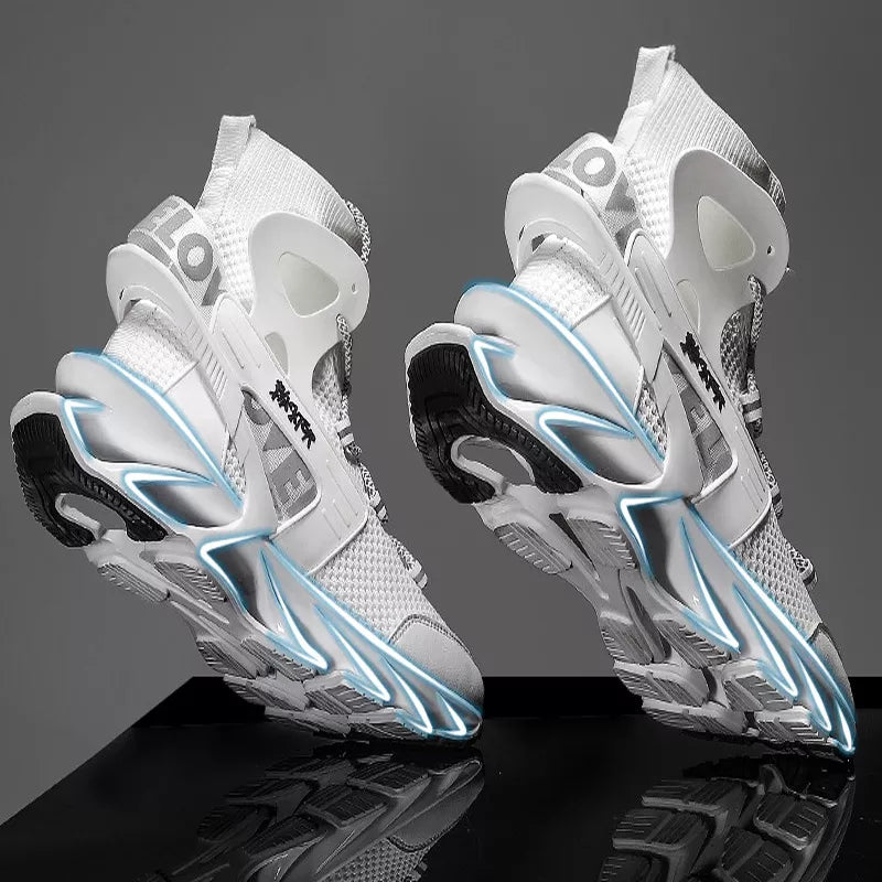Men's Breathable Casual Running Sneakers by HitMyNeed
