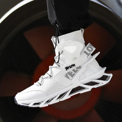 Men's Breathable Casual Running Sneakers by HitMyNeed