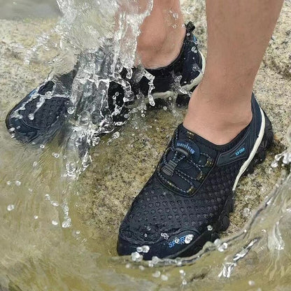 Men's Breathable Mesh Barefoot Hiking Sneakers by HitMyNeed