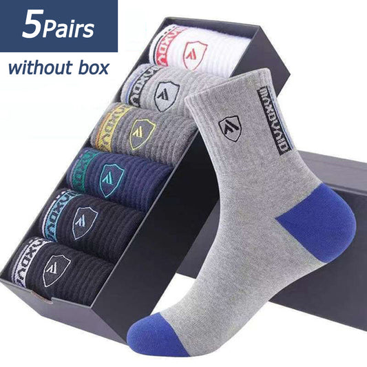 Men's Breathable Sports Socks 5 Pairs EU 38-47 b eur-38-42 by HitMyNeed