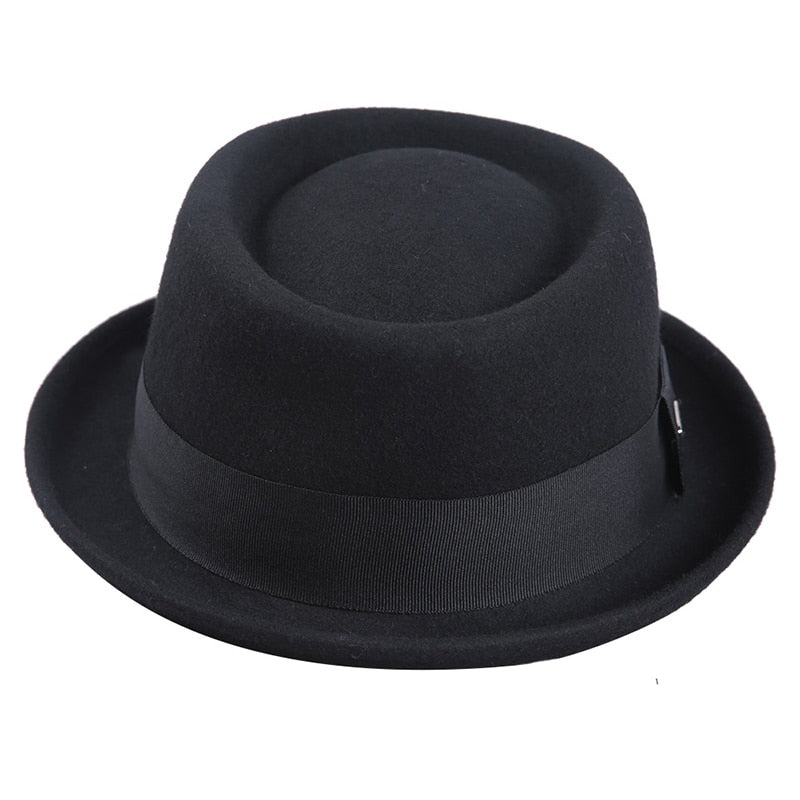 Men's Classic Wool Fedora Hat by HitMyNeed