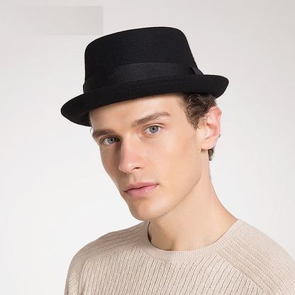 Men's Classic Wool Fedora Hat by HitMyNeed