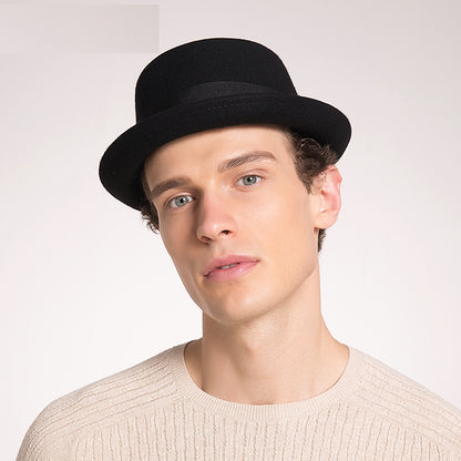 Men's Classic Wool Fedora Hat by HitMyNeed