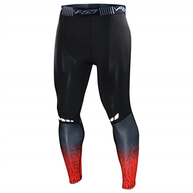 Men's Compression Running Tights Quick-Dry Leggings style1 m by HitMyNeed