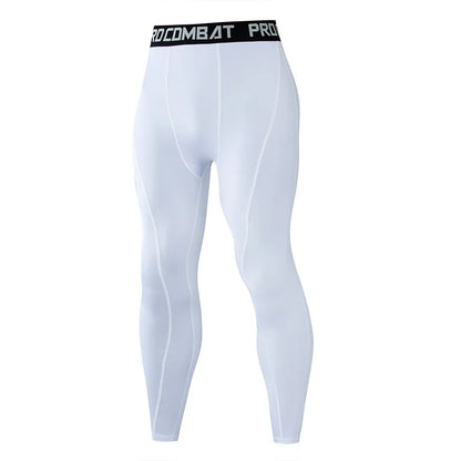 Men's Compression Running Tights Quick-Dry Leggings style11 m by HitMyNeed