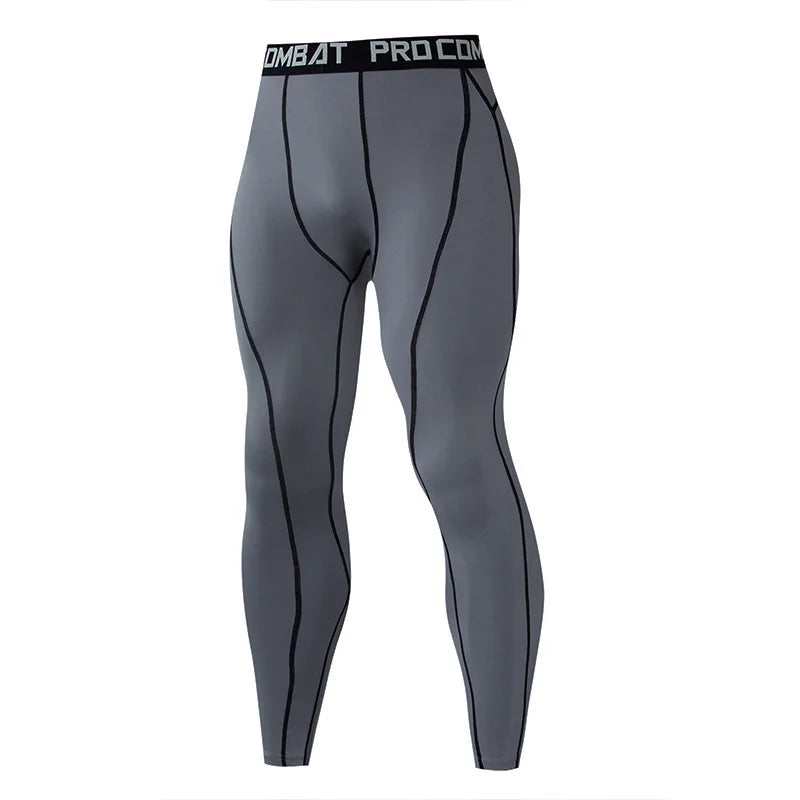 Men's Compression Running Tights Quick-Dry Leggings style8 m by HitMyNeed