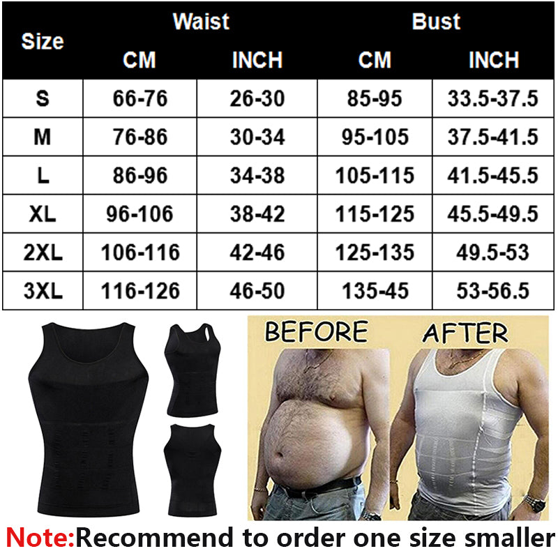 Men's Compression Shaper Vest with Posture Support by HitMyNeed