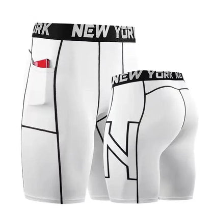 Men's Compression Sports Boxer Shorts Quick-Dry by HitMyNeed