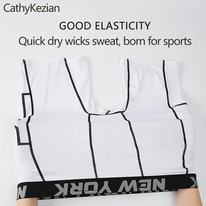 Men's Compression Sports Boxer Shorts Quick-Dry by HitMyNeed