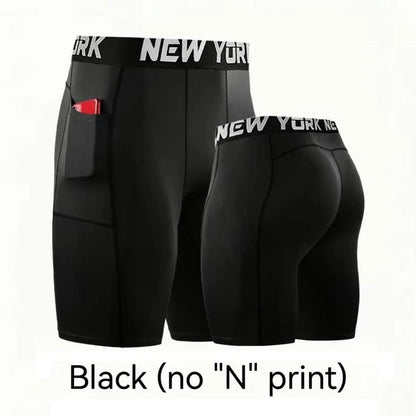 Men's Compression Sports Boxer Shorts Quick-Dry by HitMyNeed