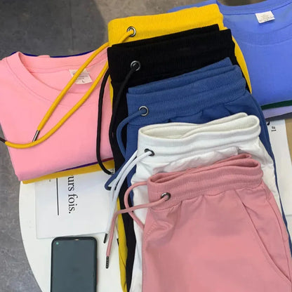 Mens Cotton Lounge Shorts with Pockets by HitMyNeed
