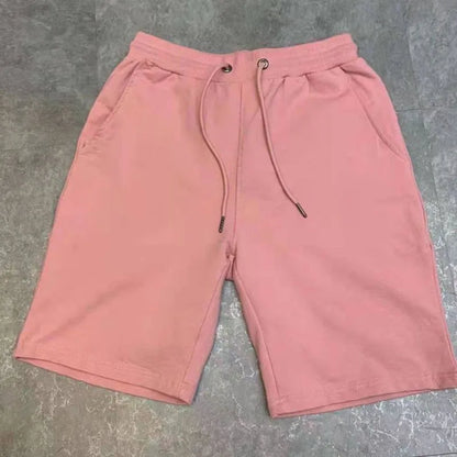 Mens Cotton Lounge Shorts with Pockets pink cn-m-us-xs by HitMyNeed