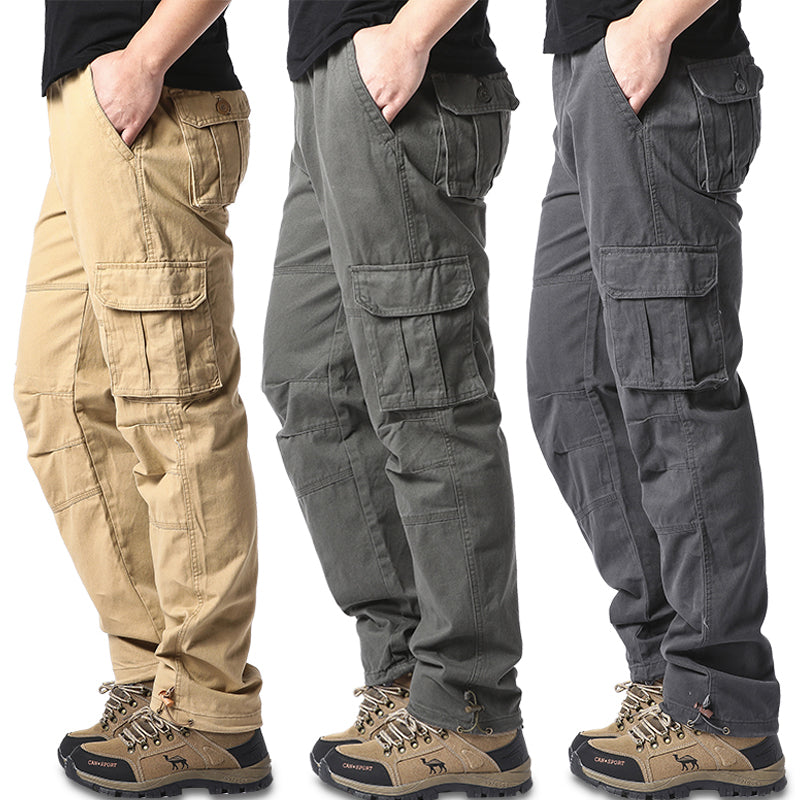 Men's Cotton Tactical Jogger Work Pants by HitMyNeed