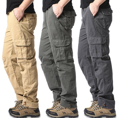 Men's Cotton Tactical Jogger Work Pants by HitMyNeed