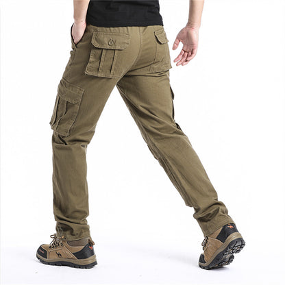 Men's Cotton Tactical Jogger Work Pants by HitMyNeed