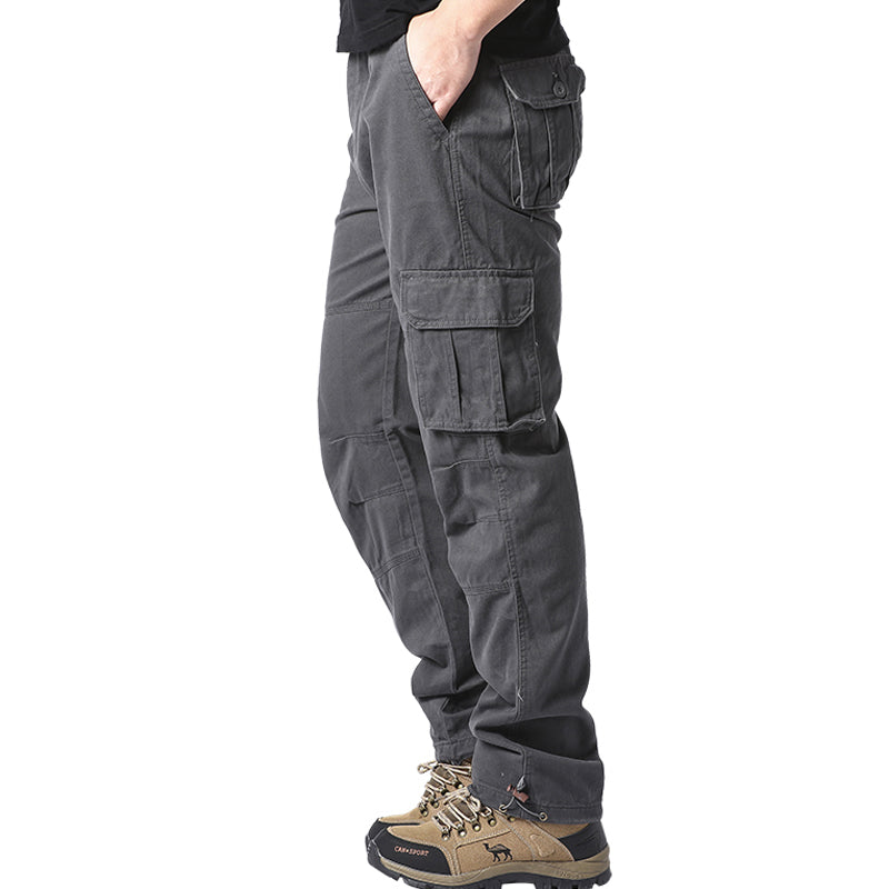 Men's Cotton Tactical Jogger Work Pants m-50-60kg mst-grey by HitMyNeed