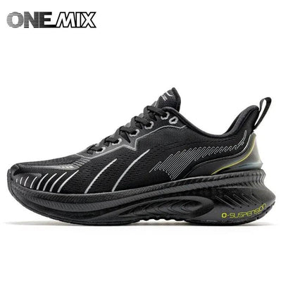 Men's Cushioned Running Shoes for Heavy Runners black 46.0 by HitMyNeed