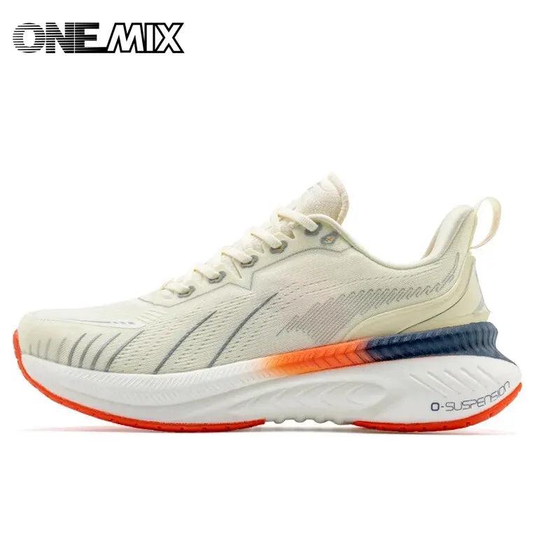 Men's Cushioned Running Shoes for Heavy Runners white 39.0 by HitMyNeed