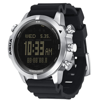 Men's Dive Computer Smartwatch with NDL & Compass black by HitMyNeed