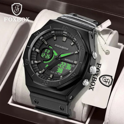 Men's Dual Display Sports Chronograph Watch 50M by HitMyNeed