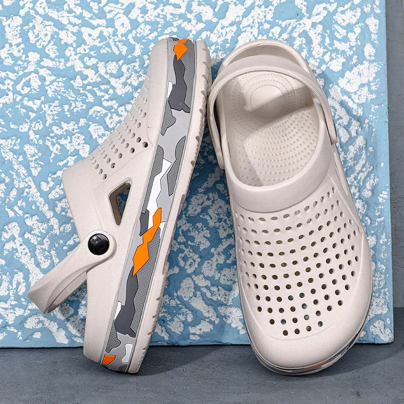 Men's EVA Clog Sandals Lightweight Unisex Beach Shoes by HitMyNeed