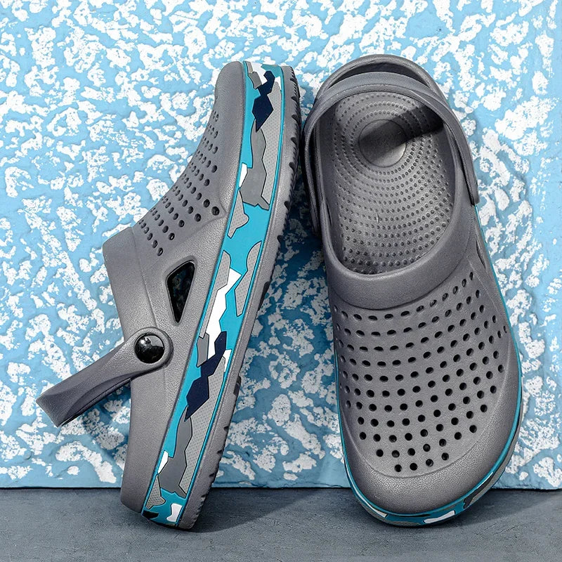 Men's EVA Clog Sandals Lightweight Unisex Beach Shoes by HitMyNeed