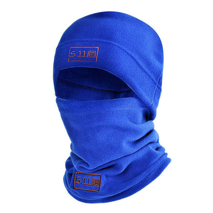 Men's Fleece Balaclava Winter Thermal Face Mask blue by HitMyNeed
