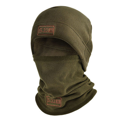 Men's Fleece Balaclava Winter Thermal Face Mask green by HitMyNeed