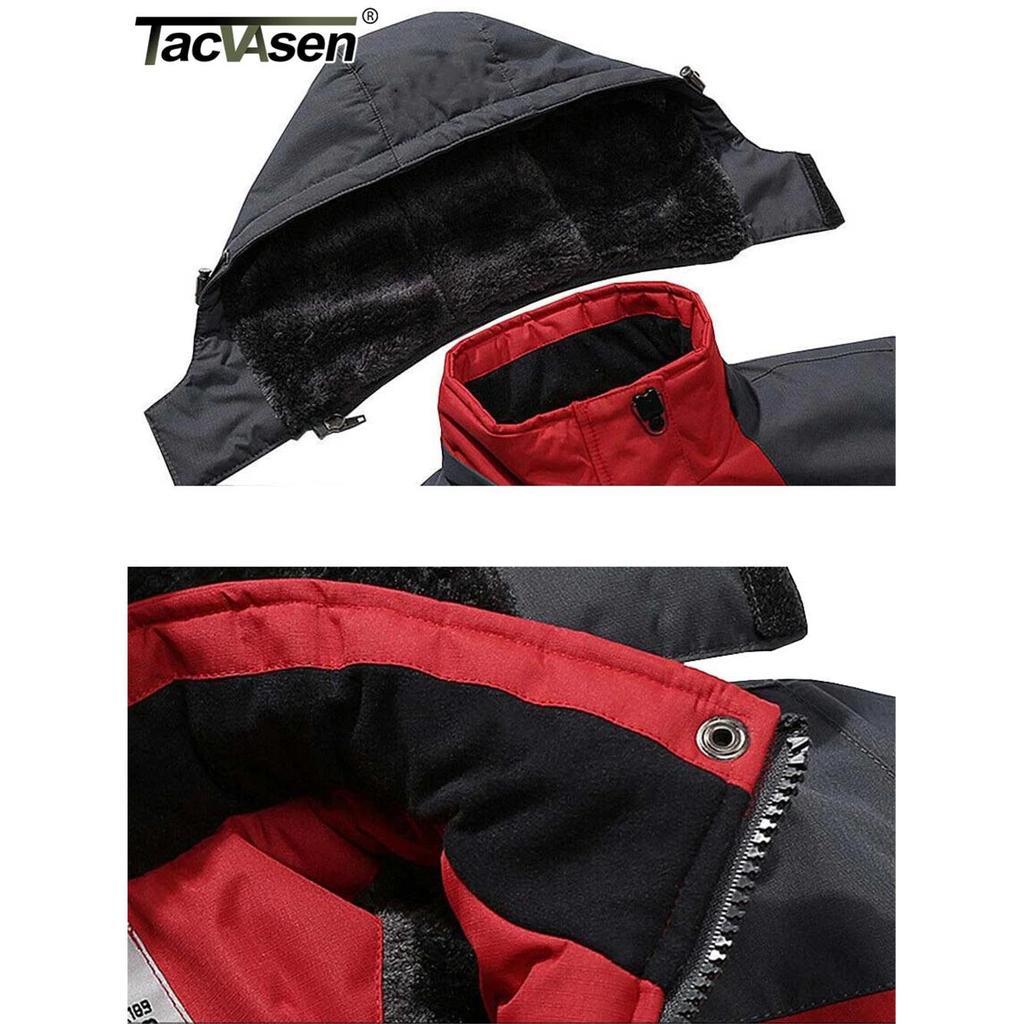 Men's Fleece Lined Waterproof Mountain Jacket by HitMyNeed