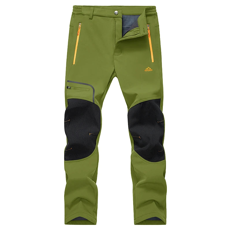 Men's Fleece Lined Waterproof Snow Ski Pants by HitMyNeed