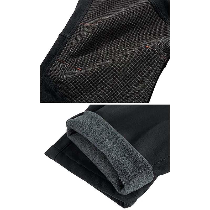 Men's Fleece Lined Waterproof Snow Ski Pants by HitMyNeed
