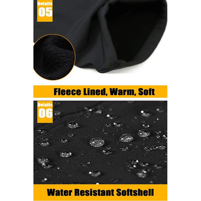 Men's Fleece Lined Waterproof Snow Ski Pants by HitMyNeed